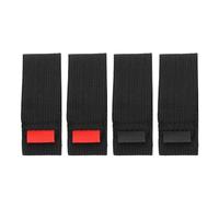 ECSiNG Paquet de 4pcs Sangles de Protection Élastiques pour Moulinet de Pêche avec Moulinets Équipement de Pêche Anti-Usure Accessoires de Protection Taille L