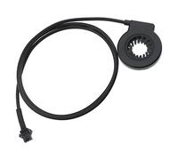 ECSiNG Pédale de Vélo Électrique KT-V12L 12 Aimants Capteur d'assistance à Double Hall Système de Pédale Pas 3pin SM Plug Vitesse de Cadence Capteur E-Bike Accessoires en ABS, Noir