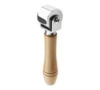 ECSiNG Rouleau de Bord de Presse en Cuir Rouleaux de Papier Peint en Bois Outils Outil de Stratification de Colle pour Papier Peint épais Tissu Non Tissé Vieux Papier Peint en Aluminium