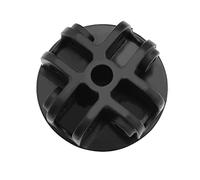 ECSiNG Support central de toit à 4 voies pour tonnelle, tente circulaire, accessoires de rechange en plastique noir