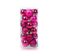 Ectkuee 24Pcs Boules de Noël décoration Ornements pour Arbre de Noël Boule, Se Leva, 6cm