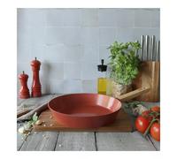 Poele / sauteuse Ogo POELE ECTOR 28 CM EN ALUMINIUM REVETEMENT CERAMIQUE PAPRIKA AVEC MANCHE EN BOIS