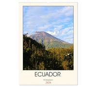 Ecuador - Terminplaner (Wandkalender 2026 DIN A2 hoch), CALVENDO Monatskalender: Obwohl das direkt auf dem Äquator liegende Ecuador zu den Zwergen Südamerikas zählt, ist es ein Land voller Kontraste.
