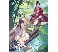 ECUCU 5D DIY Diamond Art Painting Kit Complet, Personnage de dessin animé Tian Guan Ci Fu,M, Diamant Peinture Broderie Point de Croix Diamond Art Painting Kits pour Maison Bureau Décoration