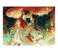 ECUCU DIY 5D Peinture Diamond Kits, Série de personnages de dessins animés, N, Painting par Numéros, Mosaïque, Point de Croix, Broderie Diamant, Peintures Décoratives