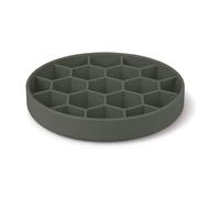 Ecuelle anti-glouton L ø 21 cm silicone ventouse gris pour chien