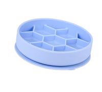 Ecuelle anti glouton M ø 16 cm silicone ventouse bleu pour chien