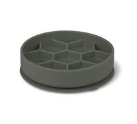 Ecuelle anti glouton M ø 16 cm silicone ventouse gris pour chien