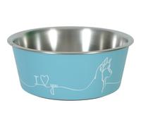 Ecuelle antidérapante pour chiens Zolux Love dog Bleu 400 ml