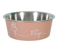 Ecuelle antidérapante pour chiens Zolux Love dog Rose 750 ml