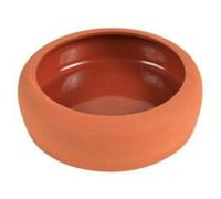 Trixie gamelle à bord arrondi en céramique 250 ml/ø 13 cm terre cuite