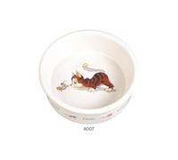 Ecuelle Céramique Avec Motifs Pour Chats, 0,2 L/Ø 11 Cm, Blanc - 4007 - Mon Animalerie