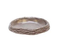 Ecuelle - Céramique - M - Gris - Rond - 12x2x8cm - Idéal pour Iguanes et Tortues