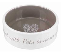 Ecuelle Céramique Pet's Home - 0,3 L/Ø 12 Cm, Crème/Taupe