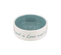 Trixie Écuelle céramique Pet's Home 0,3 L Ø 12 cm Crème et bleu clair pour chien