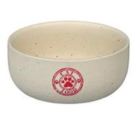 TRIXIE Gamelle en céramique - Crème - 0,30 l - 1 pièce (1 Paquet) - Motif Chat