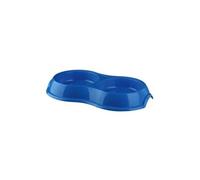 Ecuelle Double Chat, Version Légère, Plastique, 2 × 0,2 L/Ø 11 Cm - Mon Animalerie