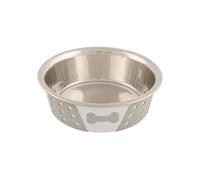 Ecuelle en acier inox - Blanc - Pour chien