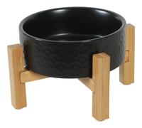 Ecuelle grès Solo pour chien Zolux Keramo Noir 300 ml