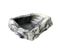 Ecuelle - HOBBY - S 50ml - Marbré gris - 10x3x8cm - Avec marches anti-noyade