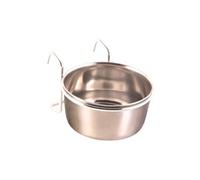 Ecuelle inox avec support - 300ml - O9cm - Pour perroquet et perruche