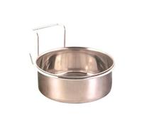 Ecuelle inox avec support - 900ml - O14cm - Pour perroquet et perruche