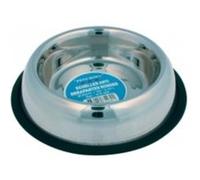Gamelle antidérapante en acier inoxydable pour chiens Zolux Argenté 700 ml