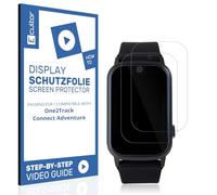 Ecultor 2x film de protection 3D matte compatible avec One2Track Connect Adventure, flexible, couverture de l'écran à 100%, Fingerprint-ID compatible, protection d'écran