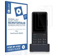 Ecultor 2x film de protection 3D matte compatible avec TCL OneTouch 4022S, flexible, couverture de l'écran à 100%, Fingerprint-ID compatible, protection d'écran