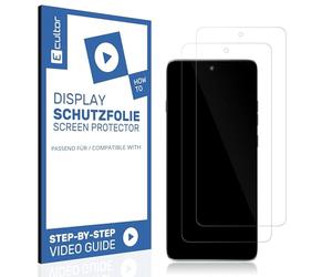 Ecultor FLEX 2x Film protection écran pour Infinix Note 50s 5G+ | Transparent, Couverture Complète, anti-choc, auto-régénérant, sans bulles, compatible empreinte digitale, adhésion sans colle