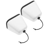 Écume Blanche Housse de Robinet D'hiver Réutilisable 2 Pièces | Installation sans Outil, Joint Étanche, Adaptée pour Tuyaux D'eau et Fermes en Hiver, Protège Efficacement