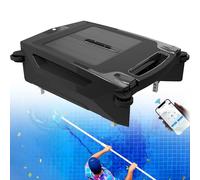 Écumeur de piscine robotisé à énergie solaire avec application, écumeur de surface de piscine robotisé, écumeur de piscine automatique à deux moteurs pour piscine hors sol/creusée