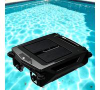Écumeur de Piscine Solaire avec Grand Panier à débris | Alimentation solaire, filtrage 100 ㎡, nettoyage double mode, routage intelligent, nettoyage 24h/24 et 7j/7.