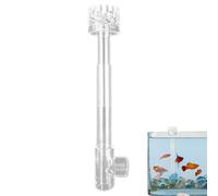 Écumeur d'huile pour aquarium, panier à protéines transparent en acrylique, dissolvant de film flottant de 15 cm pour aquariums, écumeur à tube avec débit , accessoires de filtre d'aquarium av