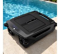 Écumeur robotique de Piscine à énergie Solaire, | Chargement à deux modes, tiroir de collecte des déchets de 3,4 L, for piscines hors sol