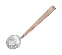 Écumoir pour pêche sur glace, louche avec poignée longue portable, grand trou sans, écumoire pour enlever la glace, pour les professionnels passionnés débutants amateurs de famille