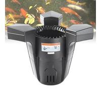 Écumoire à étang Flottant avec Pompe, écumeur Flottante d'aspiration, Surface d'eau Efficace et Nettoyage d'aspiration, écumeur à étang Flottant avec Pompe avec Cordon de Puissance 43w