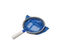 Écumoire à feuilles en filet, écumoire en plastique, petit filet de pêche à poignée en aluminium pour eaux profondes, outil propre pour fontaine d'étang de bain à remous (écumoire à feuilles à main)