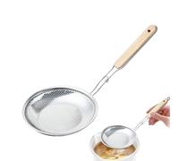 Écumoire À Tamis En Maille - Séparateur D'huile De Cuisine, Cuillère À Écumer Pour Marmite Chaude, Structure En Filet Métallique À Vidange Rapide, Construction À Poignée Durable | Outil De Manipulatio