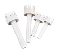 Écumoire d'aquarium en acrylique, tuyau de nénuphar, surface rotative, entrée, sortie, filtre for plantes d'eau, nettoyage, accessoires for aquarium 12/14/16/20 mm, transparent/blanc(White,20MM)