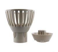 Écumoire de bassin pour bassins à carpes koï, écumoire de vidange réglable avec panier de piège à feuilles, collecteur de débris flottant pour filtre de bassin de jardin, nettoyeur de fontaines d'eau