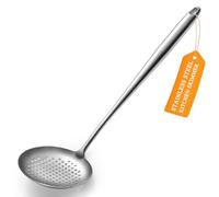 Écumoire de cuisine ReaNea - cuillère à fentes pour filtrer, passoire araignée en acier inoxydable, louche pour cuisiner et frire, ustensiles de cuisine, cuillère à pâtes
