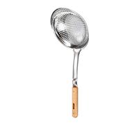 Écumoire de Cuisson en Acier Inoxydable Argenté, Poignée Ergonomique