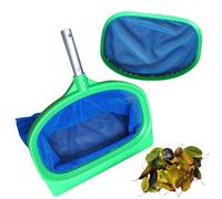 Écumoire de la piscine - outil de nettoyage de la cour, Garden EssentialSS | Net de piscine en mailles profondes avec poignée extensible pour l'élimination des feuilles, filet d'écumage des débris