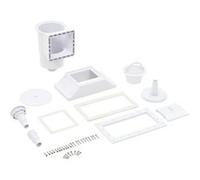 vidaXL Écumoire de piscine à large ouverture 11 pcs 34,3x25x30,5 cm Blanc