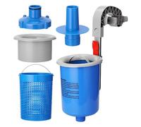 Écumoire de piscine flottante - Outil de nettoyage automatique, de collection de débris | Les piscines fournissent la maison extérieure de la cour, colliers gonflables cadre en métal, nettoyant