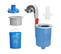 Écumoire de piscine pour surface de piscine - Absorbeur d'objets flottants - Nettoyage automatique - Écumoire de nettoyage facile