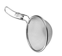 Écumoire en acier inoxydable 304 avec bords suspendus pour frire, soupe, ustensiles de cuisine, entretien facile, maille fine