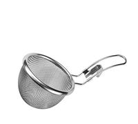 Écumoire en acier inoxydable 304 avec bords suspendus pour frire, soupe, ustensiles de cuisine, entretien facile, cuillère à frire, écumoire