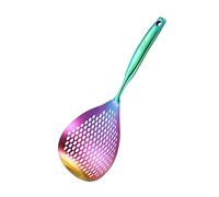 Écumoire en acier inoxydable 304 - Louche fendue - Cuillère à frire à huile - Cuillère de cuisine - Design simple